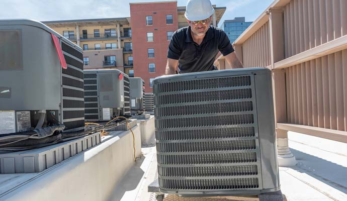 Energy efficient HVAC unit